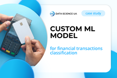 ML model for transaction classification